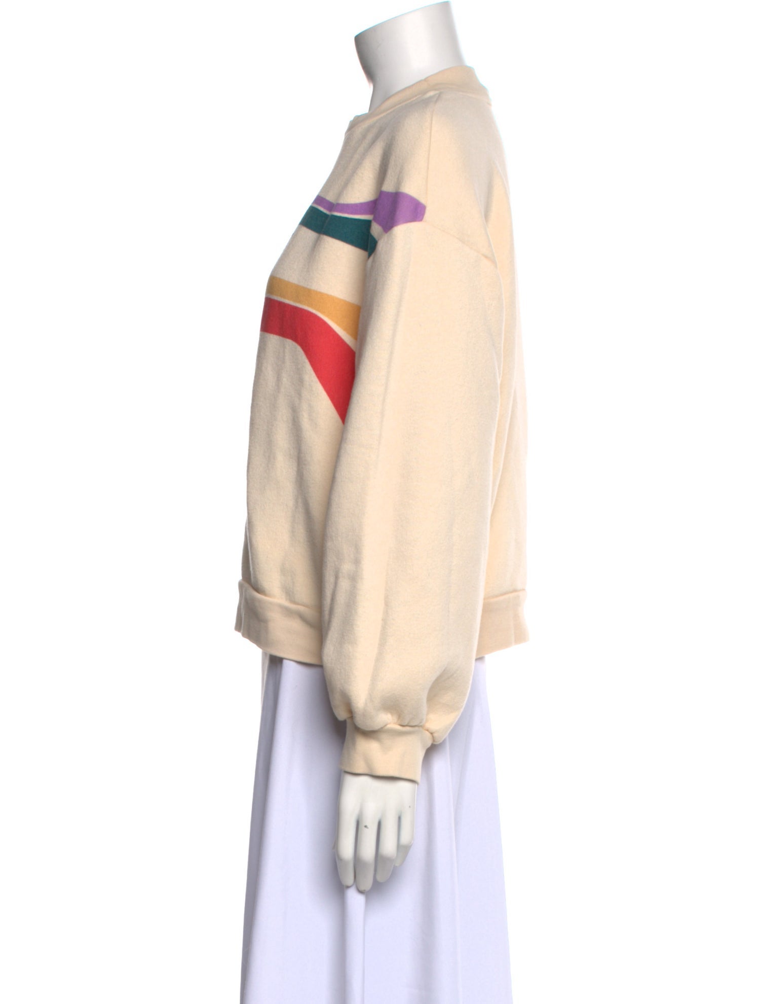 BA&SH Graphic Print Crew Neck Sweatshirt