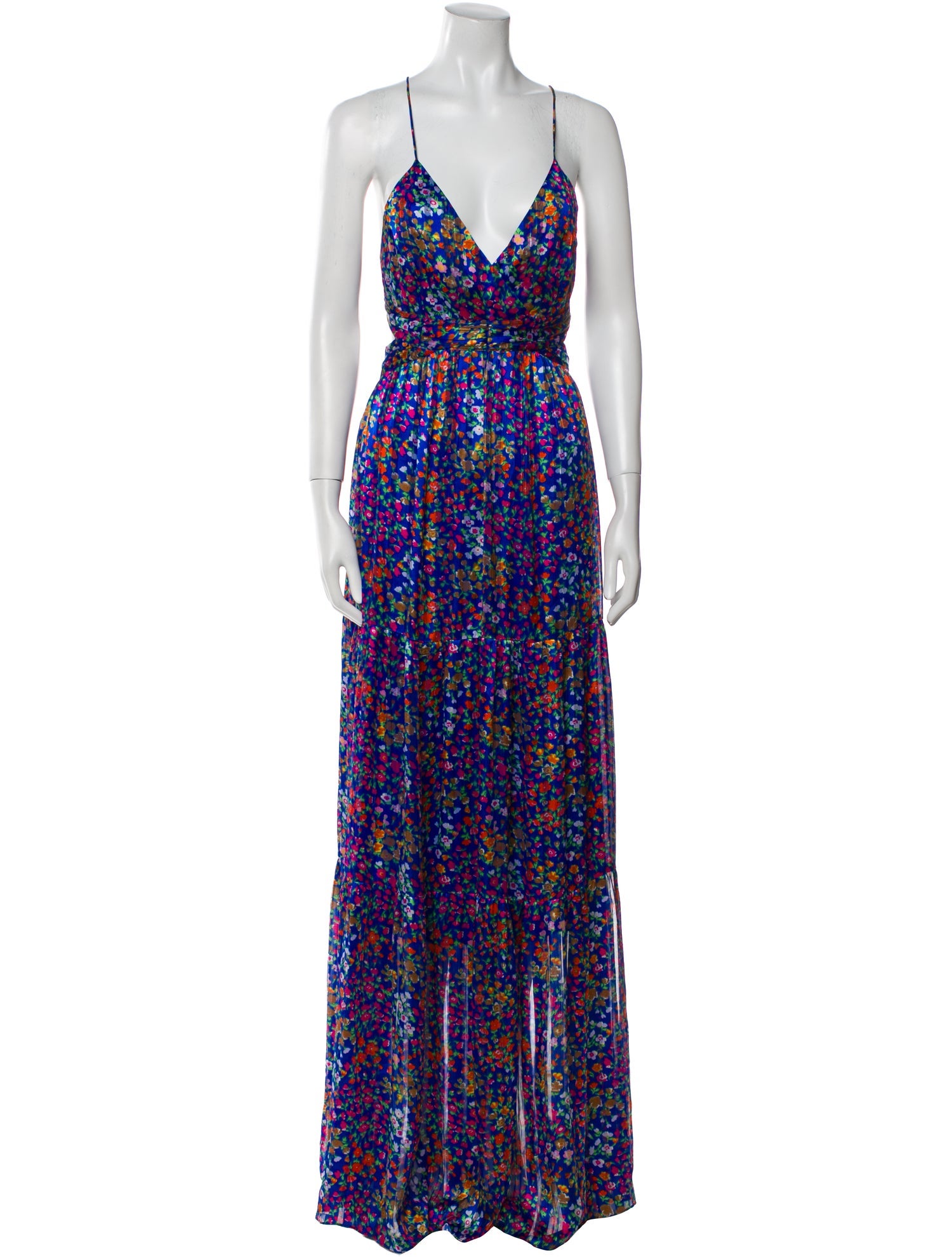 BA&SH Printed Long Dress