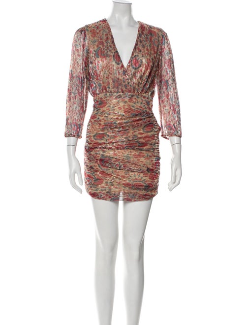 BA&SH Printed Mini Dress