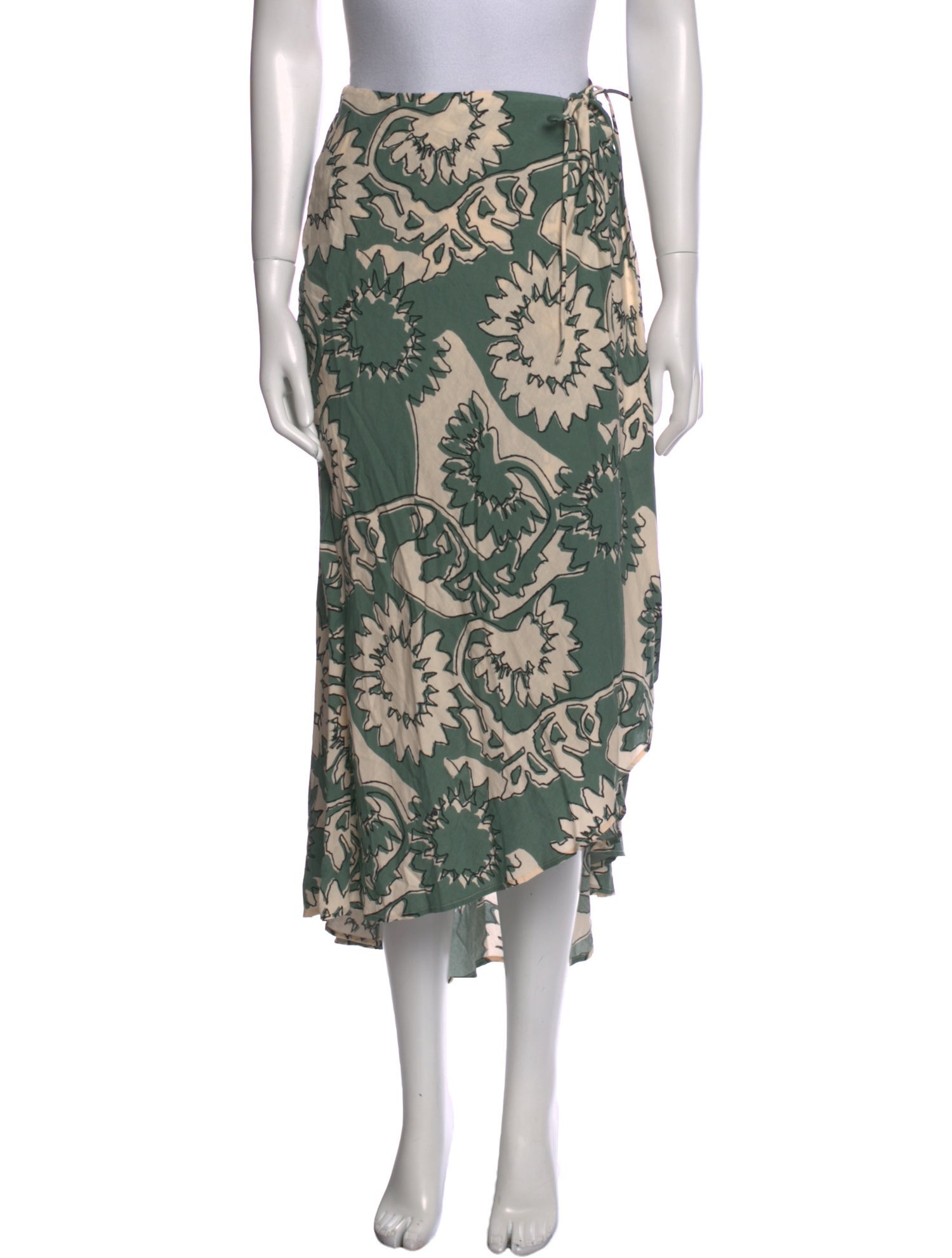 BA&SH Floral Print Midi Length Skirt w/ Tags