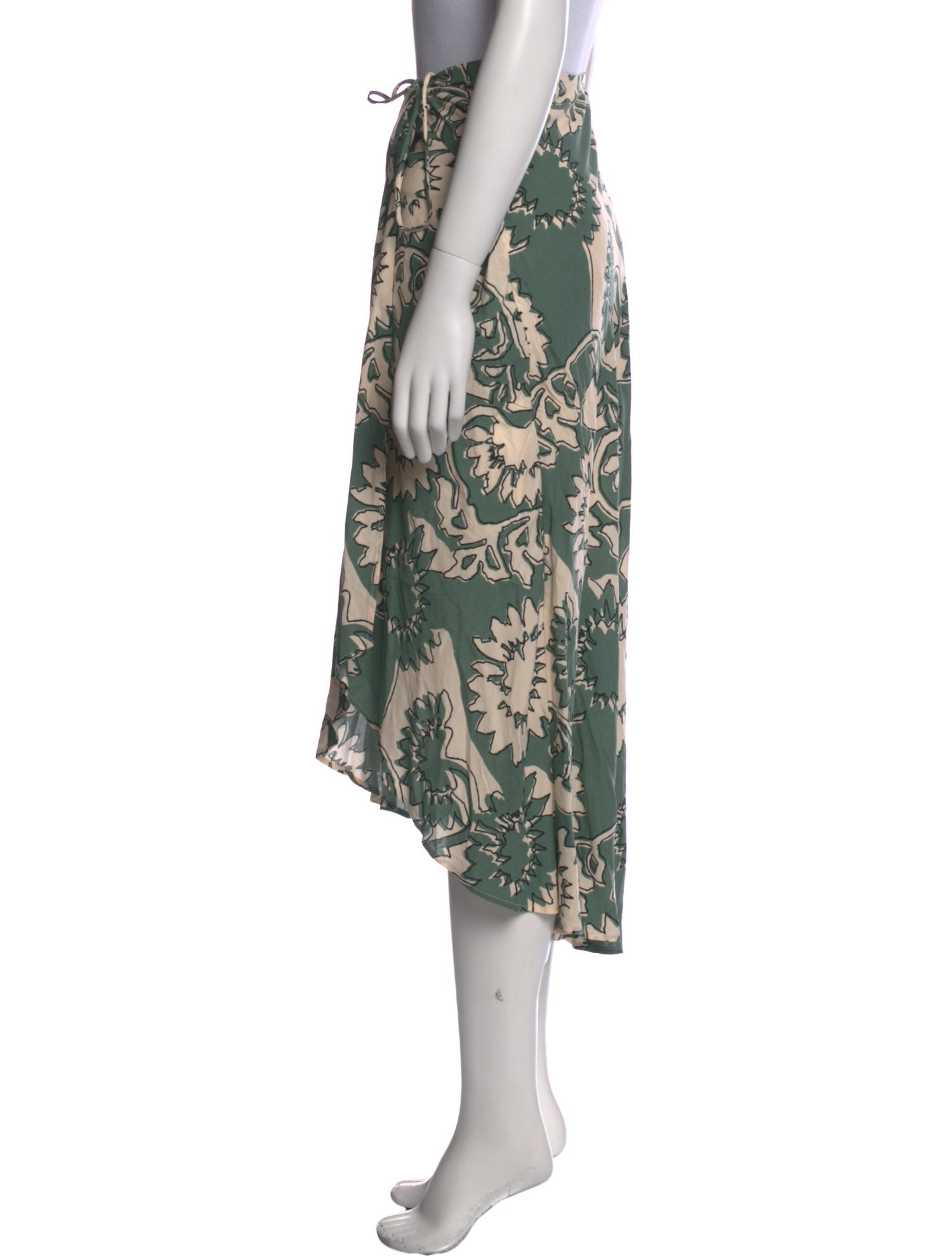 BA&SH Floral Print Midi Length Skirt w/ Tags