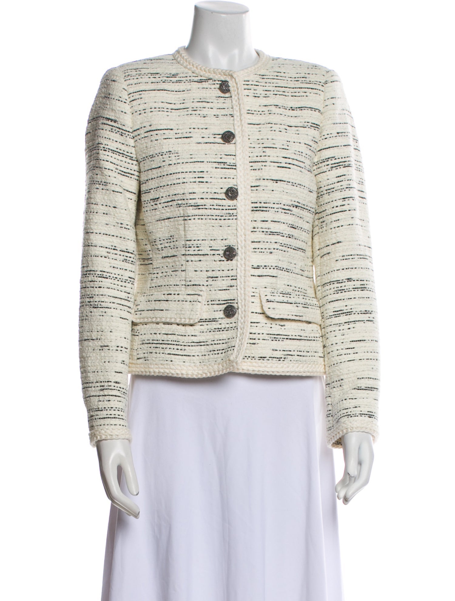 BA&SH Tweed Pattern Evening Jacket w/ Tags