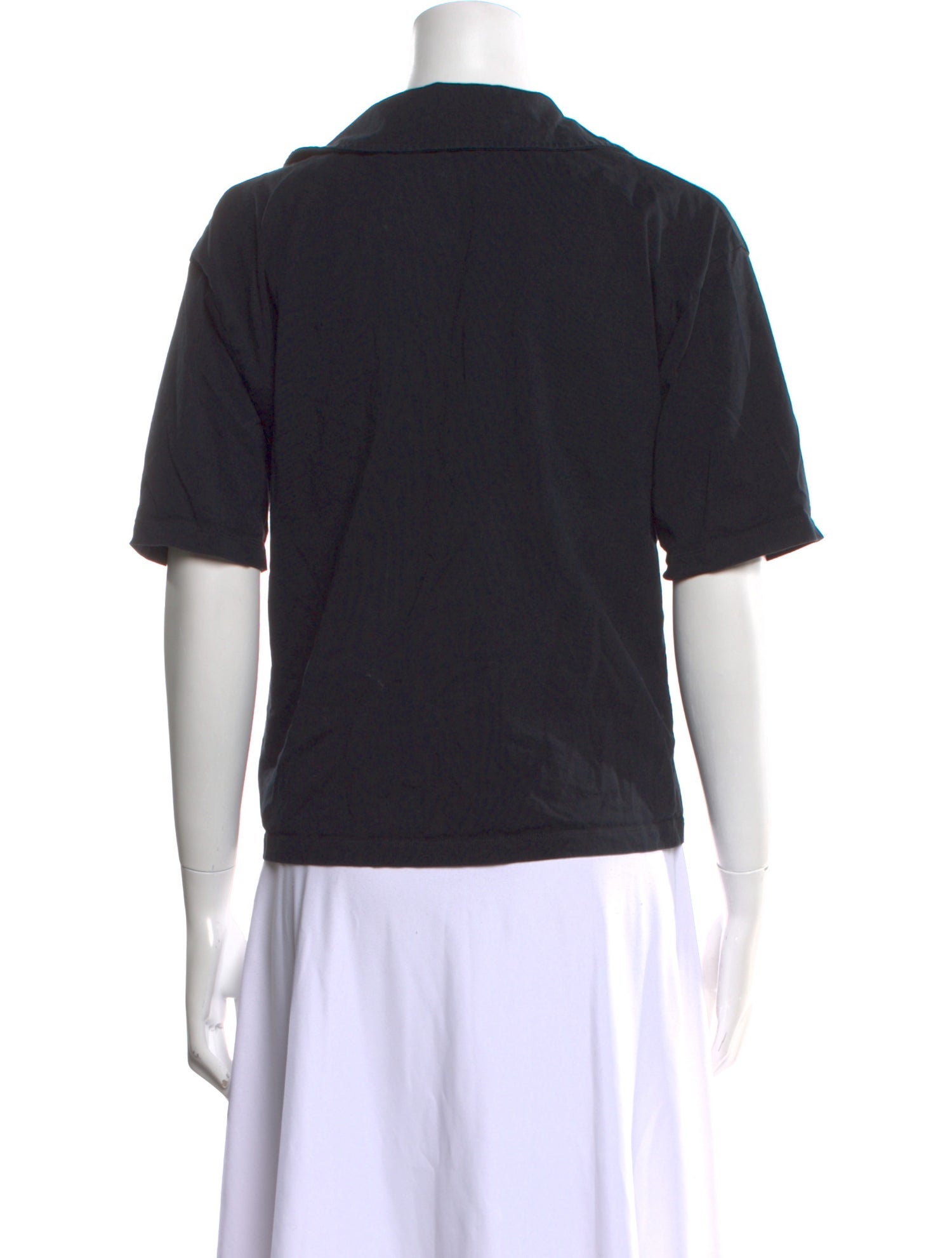 BA&SH V-Neck Short Sleeve Polo