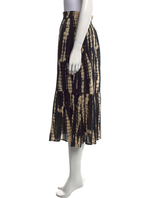 BA&SH Tie-Dye Print Midi Length Skirt