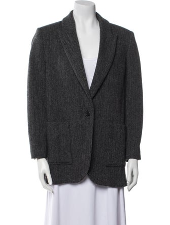 BA&SH Wool Printed Blazer