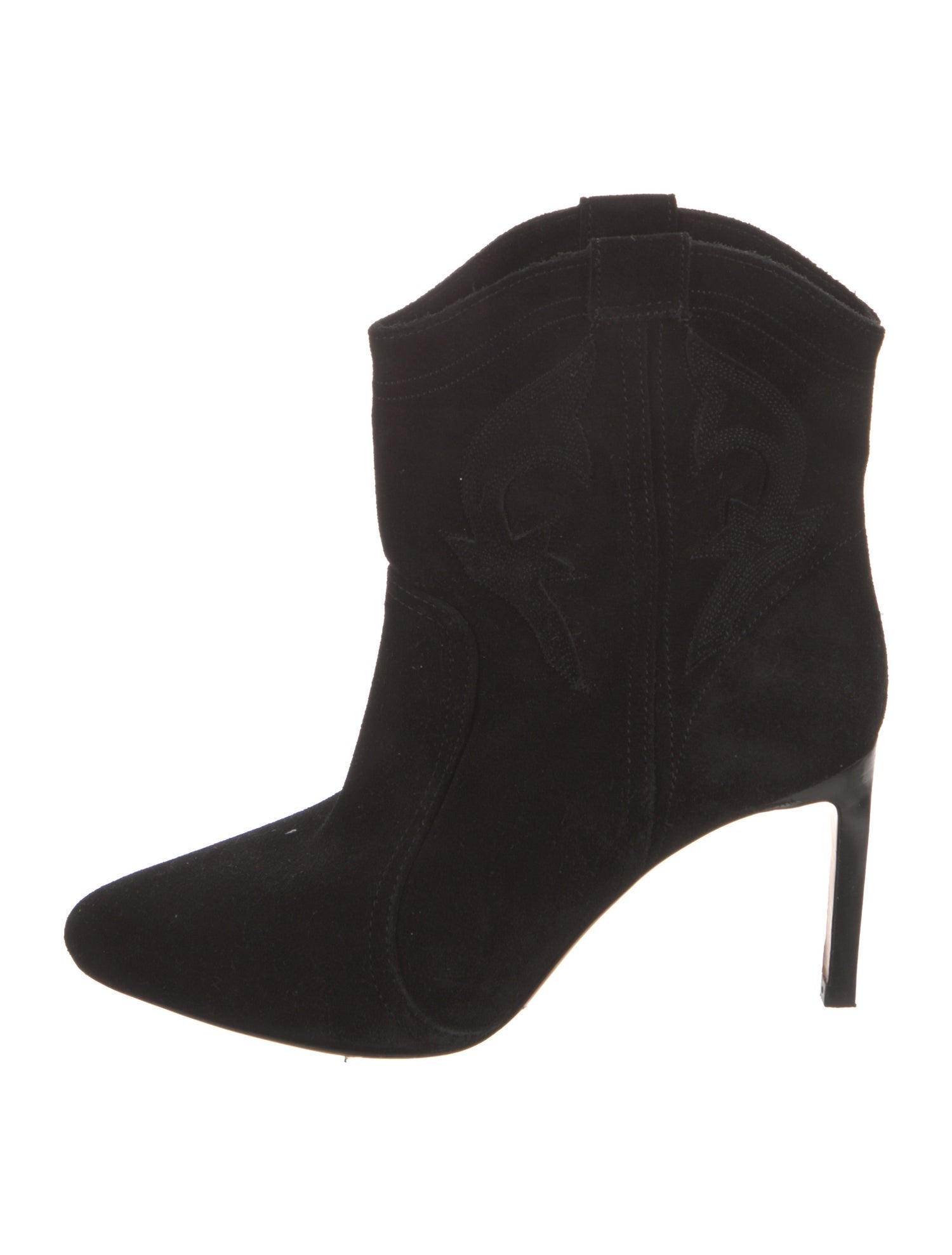 BA&SH Suede Western Boots