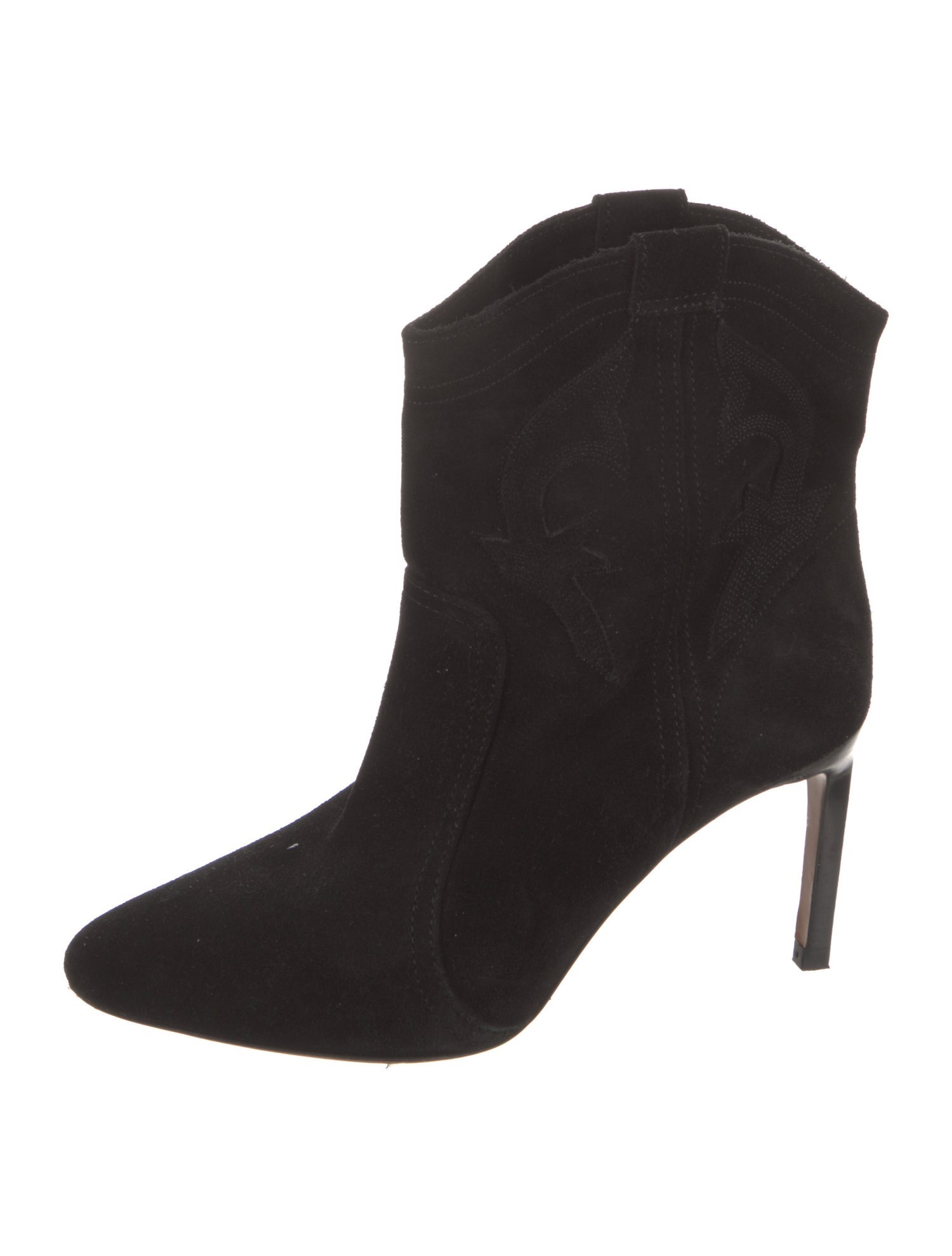 BA&SH Suede Western Boots