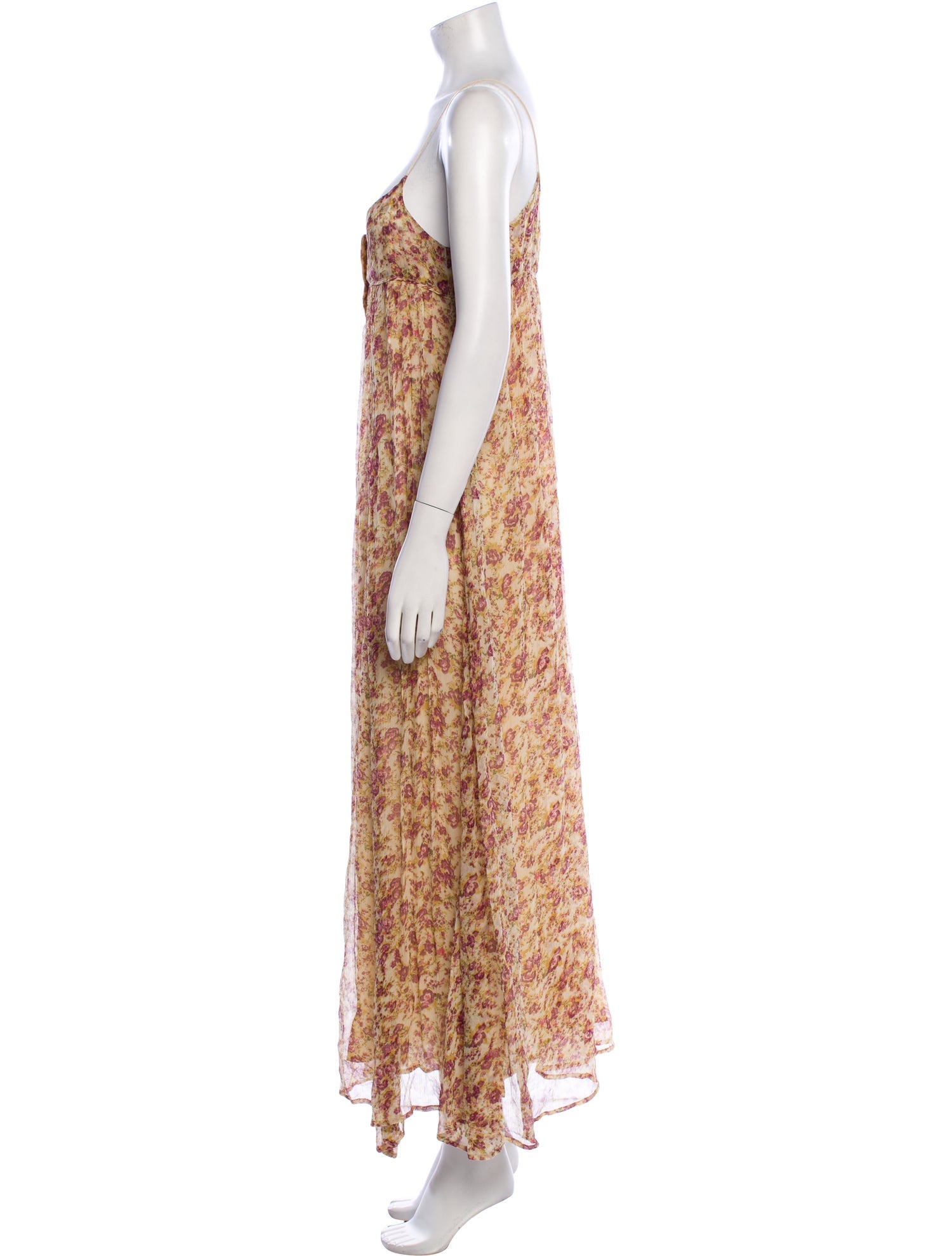 BA&SH Silk Long Dress
