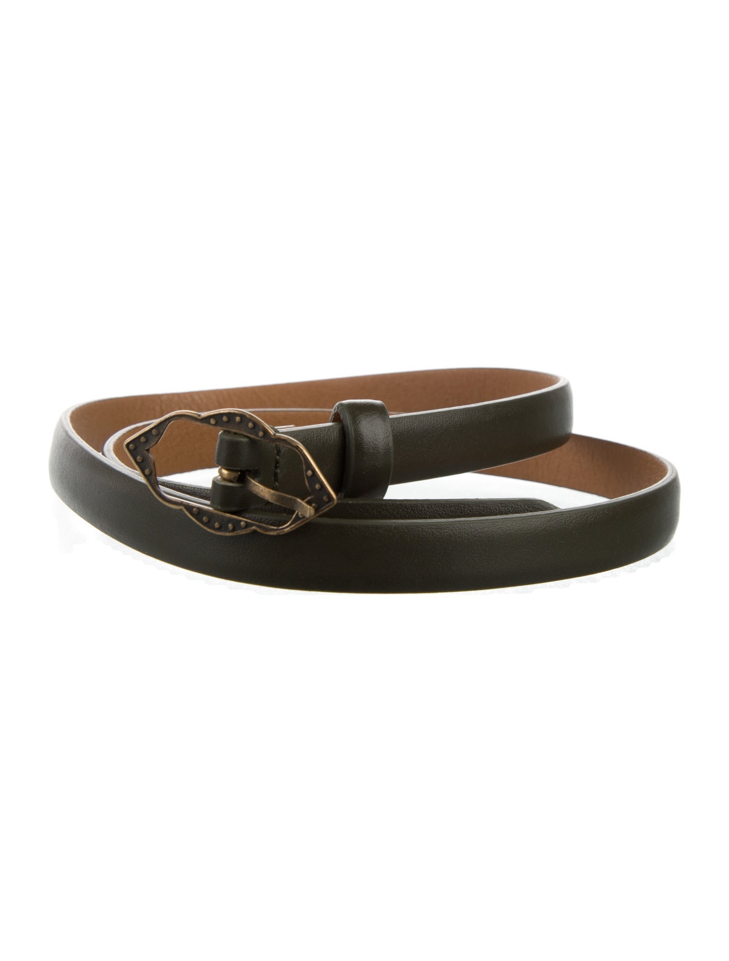 BA&SH Skinny Leather Belt