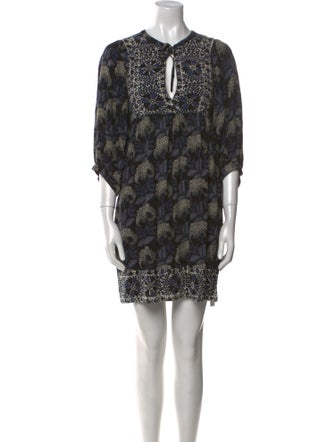 BA&SH Printed Mini Dress