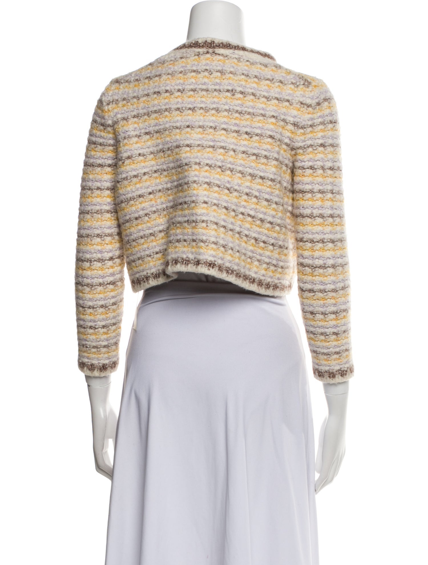 BA&SH Wool Striped Evening Jacket