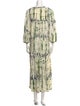 BA&SH Printed Long Dress