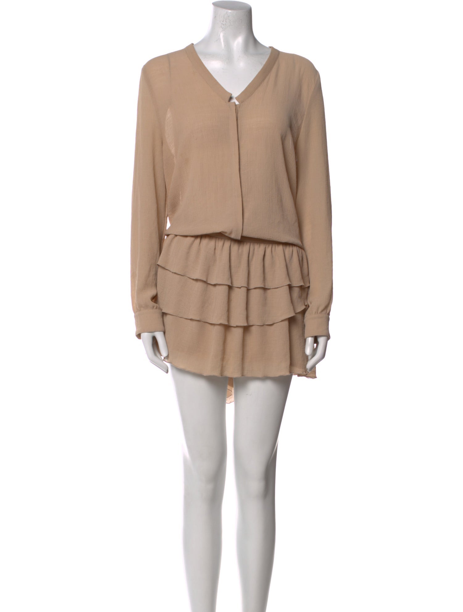 BA&SH V-Neck Mini Dress