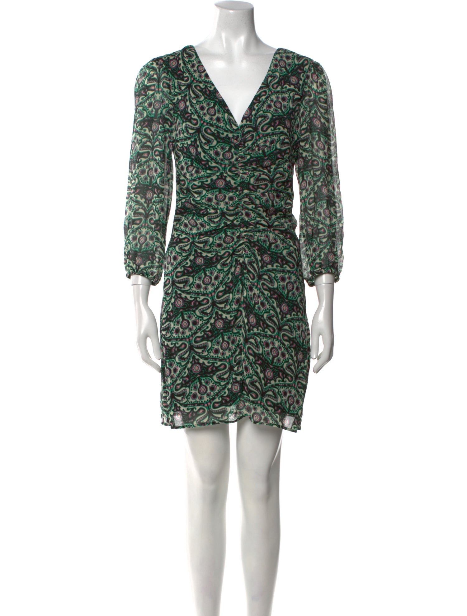 BA&SH Printed Mini Dress w/ Tags