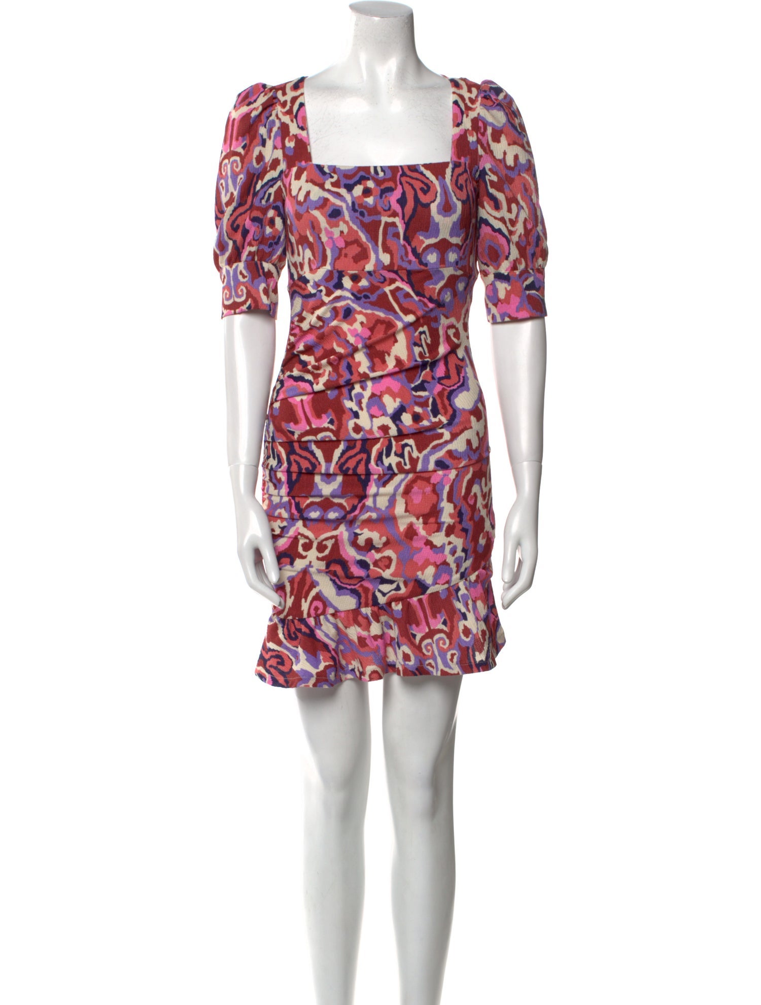 BA&SH Printed Mini Dress