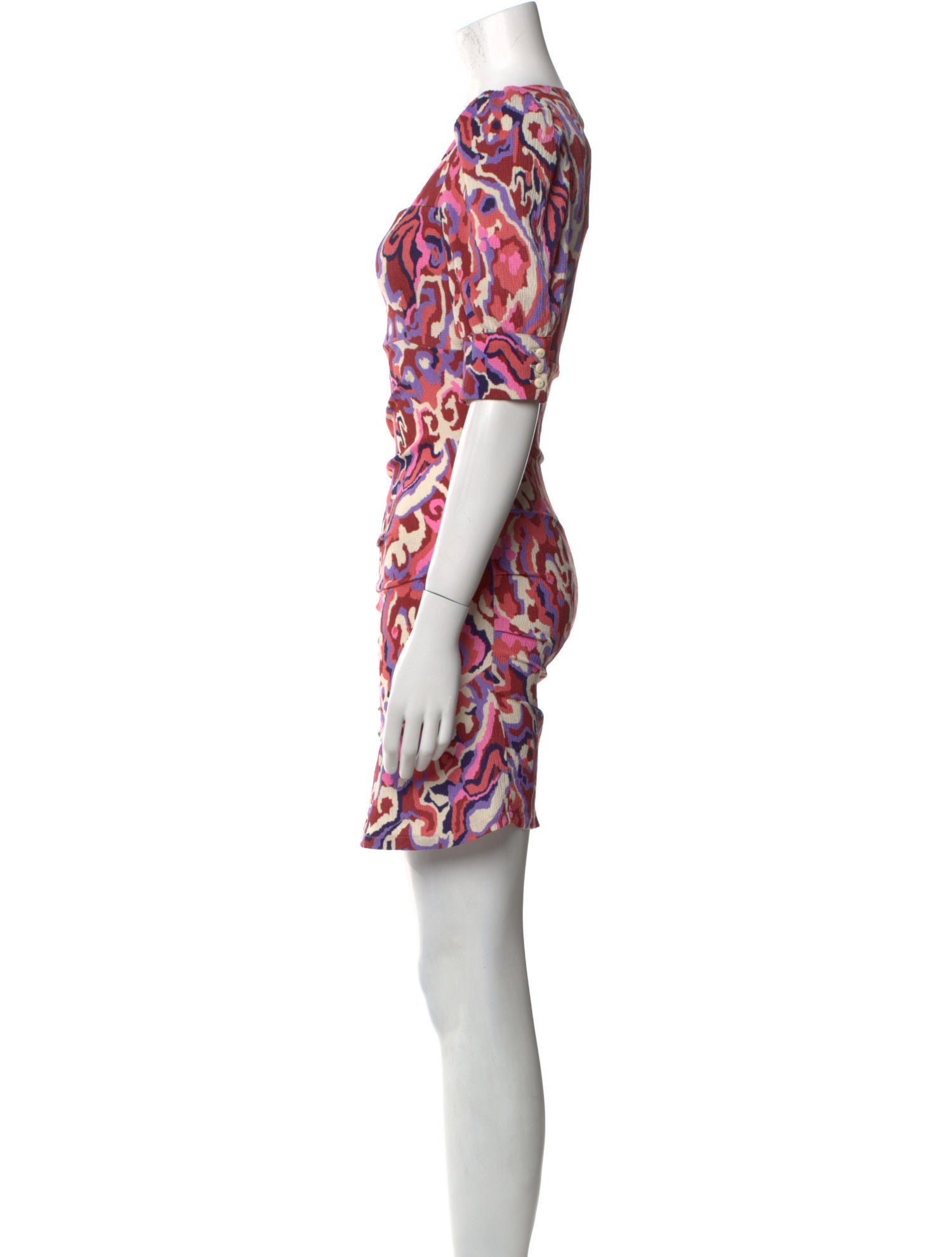 BA&SH Printed Mini Dress