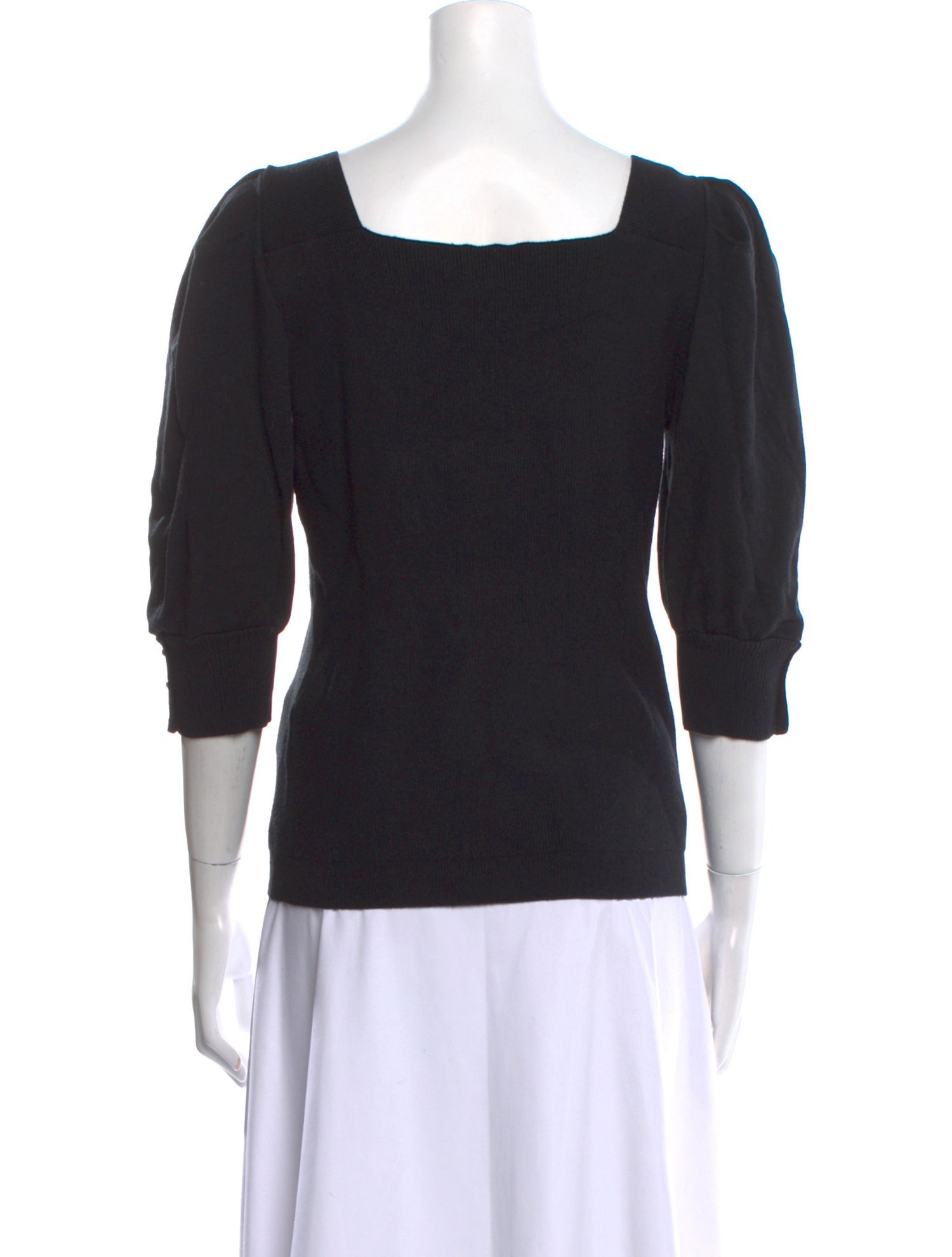 BA&SH V-Neck Three-Quarter Sleeve Top