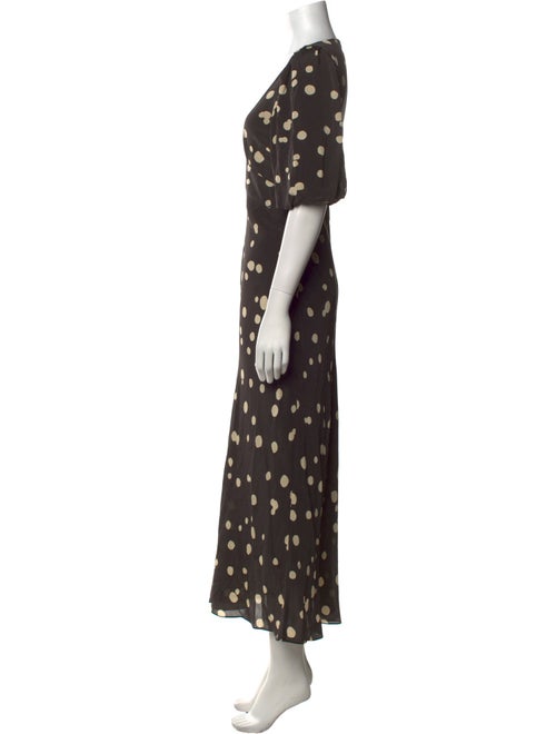 BA&SH Polka Dot Print Long Dress