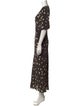 BA&SH Polka Dot Print Long Dress