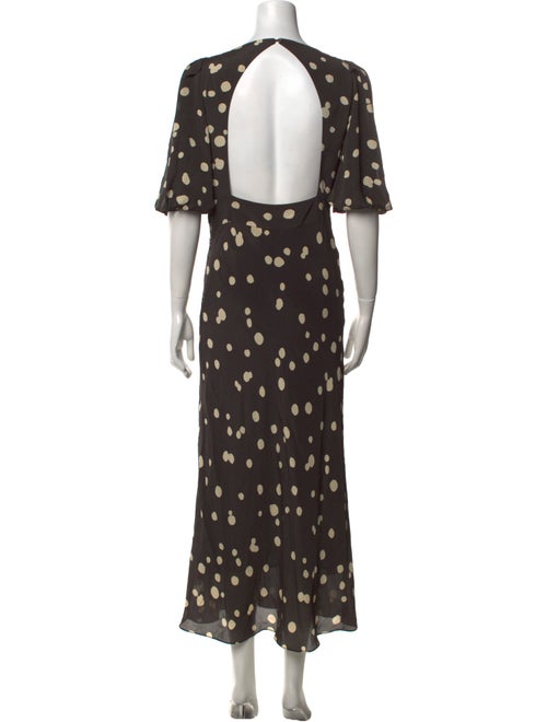 BA&SH Polka Dot Print Long Dress