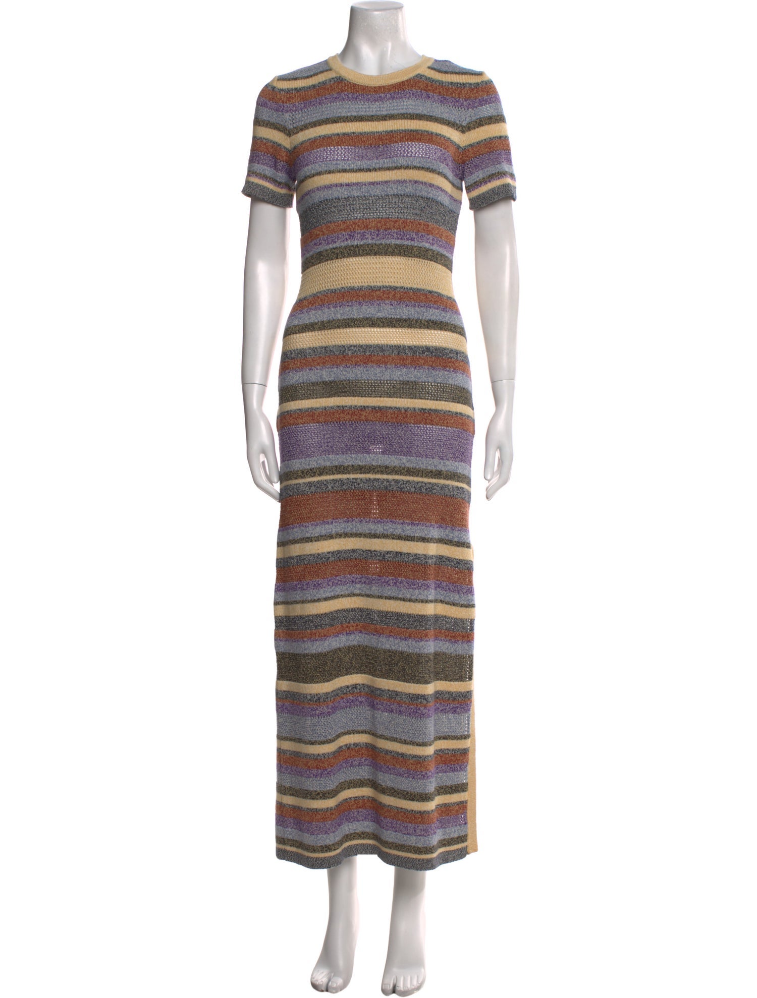 BA&SH Striped Long Dress