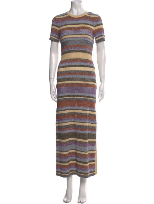BA&SH Striped Long Dress