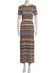 BA&SH Striped Long Dress