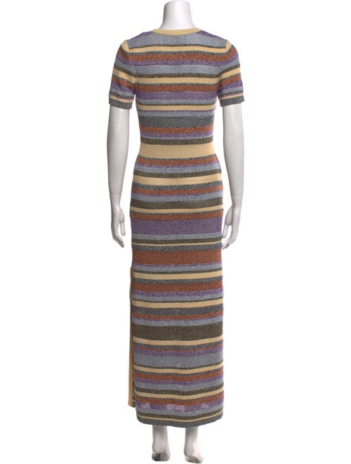 BA&SH Striped Long Dress