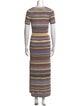 BA&SH Striped Long Dress