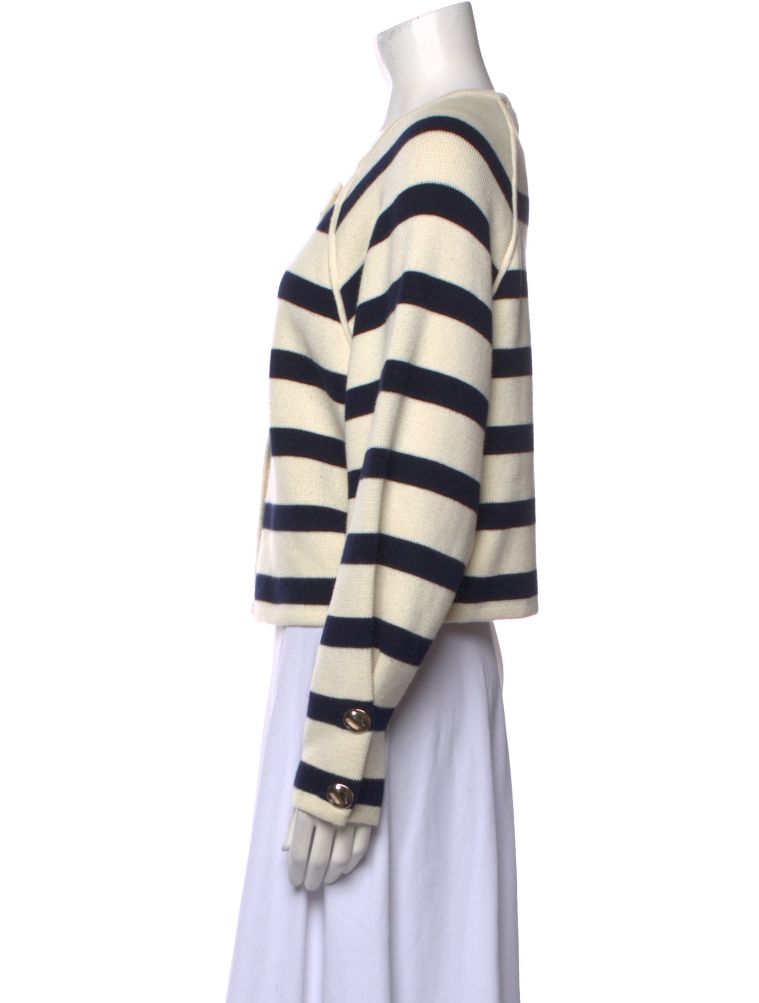 BA&SH Striped Scoop Neck Sweater