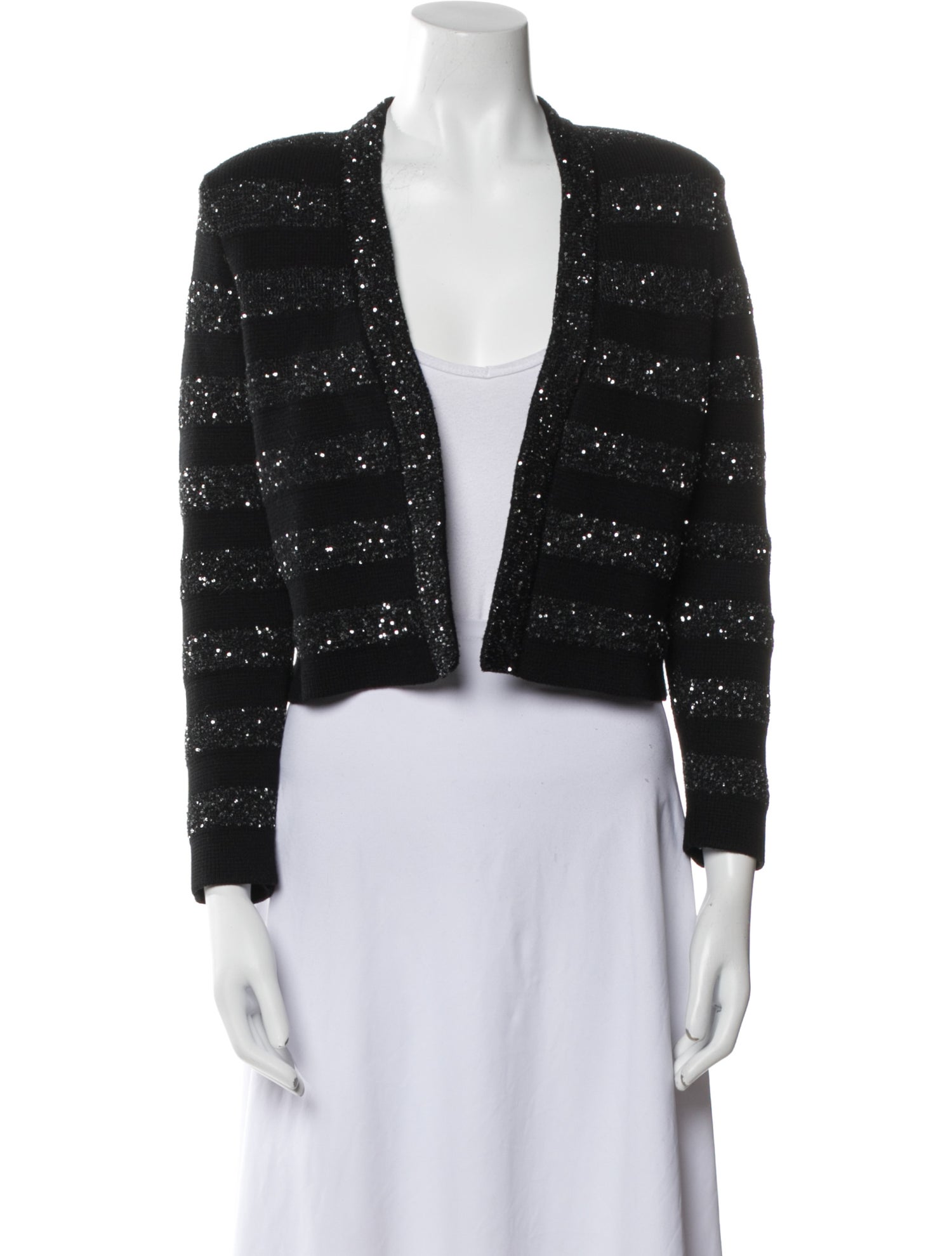 BA&SH Striped Evening Jacket