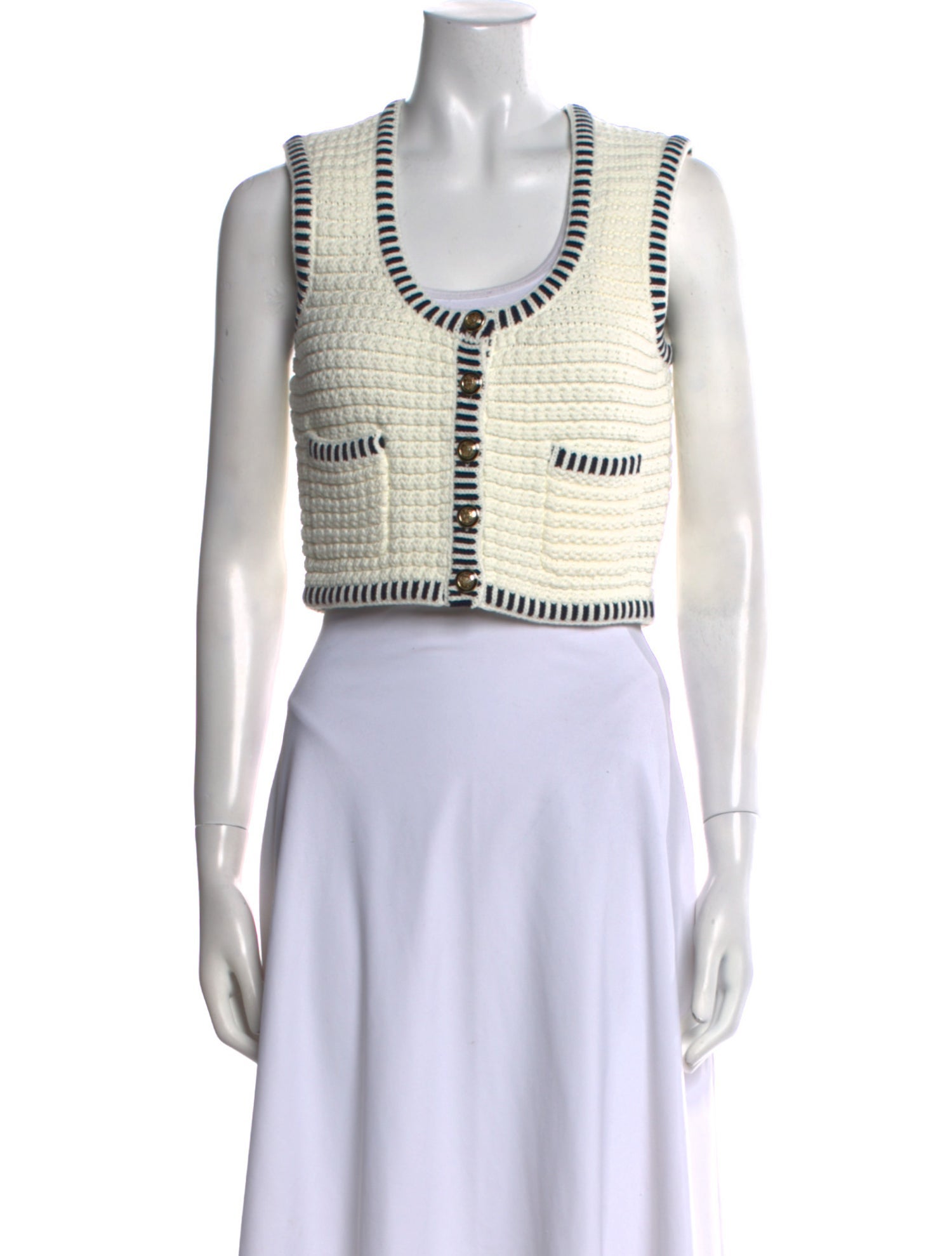 BA&SH Striped Scoop Neck Sweater w/ Tags