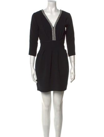 BA&SH V-Neck Mini Dress