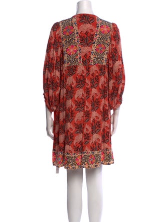 BA&SH Printed Mini Dress