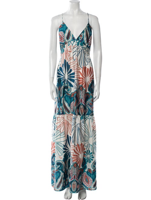 BA&SH Printed Long Dress