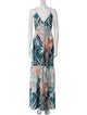 BA&SH Printed Long Dress