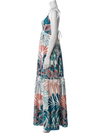 BA&SH Printed Long Dress