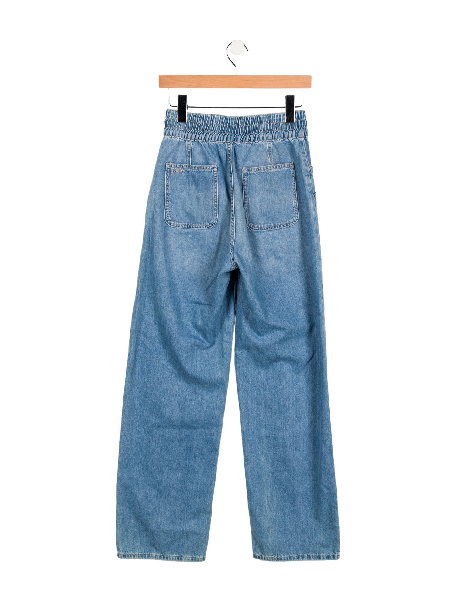 BA&SH High-Rise Wide Leg Jeans