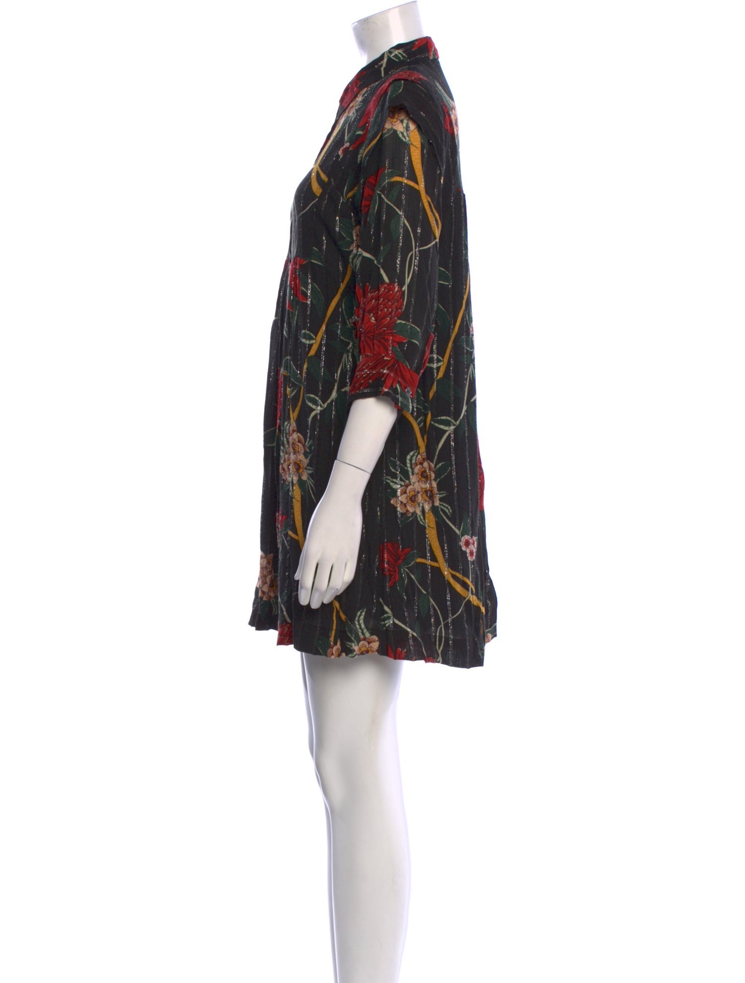 BA&SH Printed Mini Dress