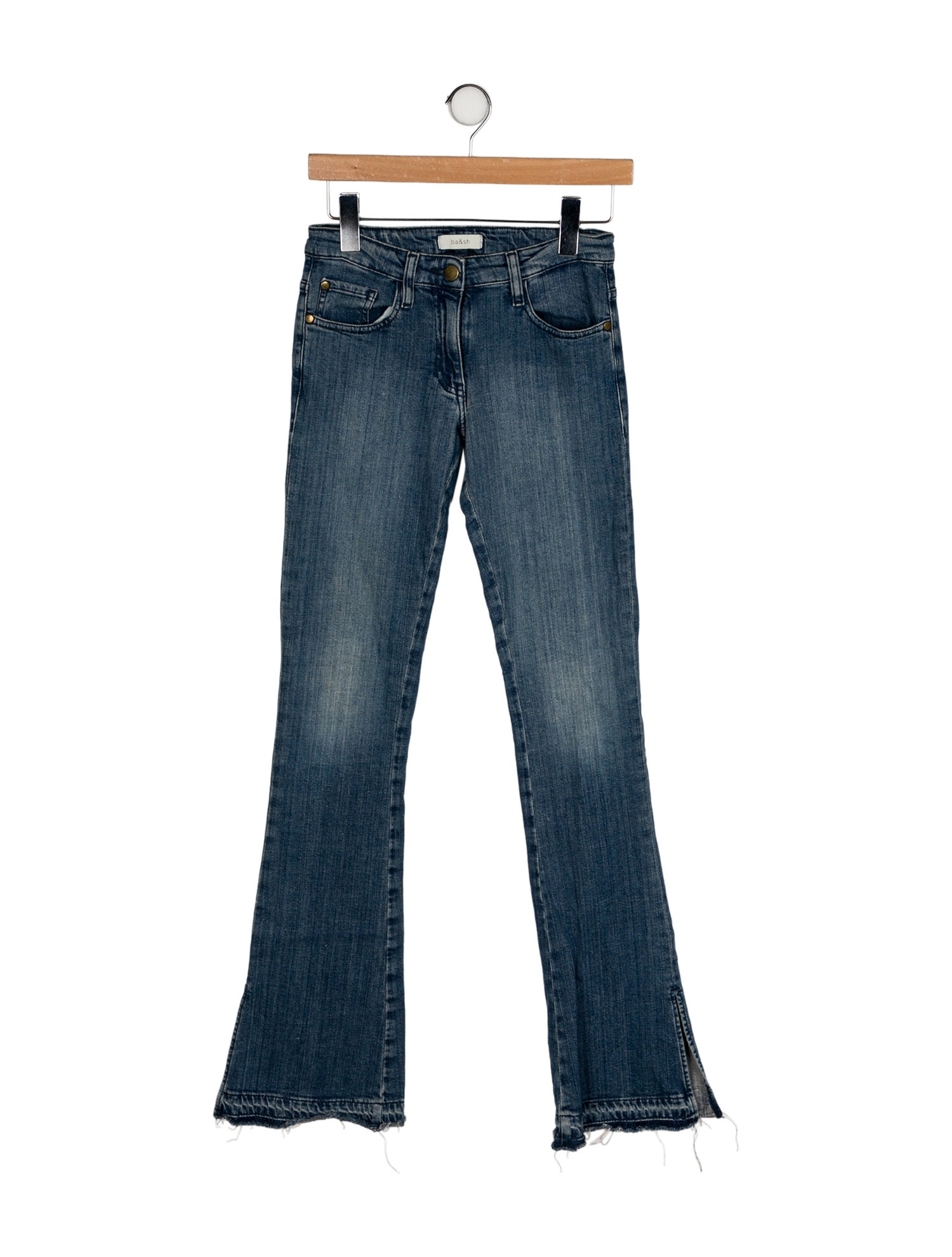 BA&SH Mid-Rise Flared Jeans