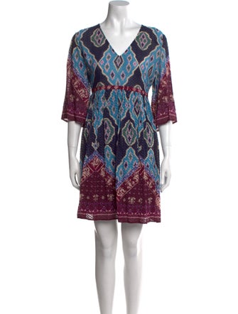 BA&SH Printed Mini Dress