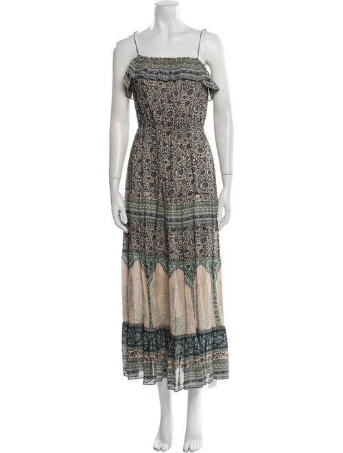 BA&SH Printed Long Dress