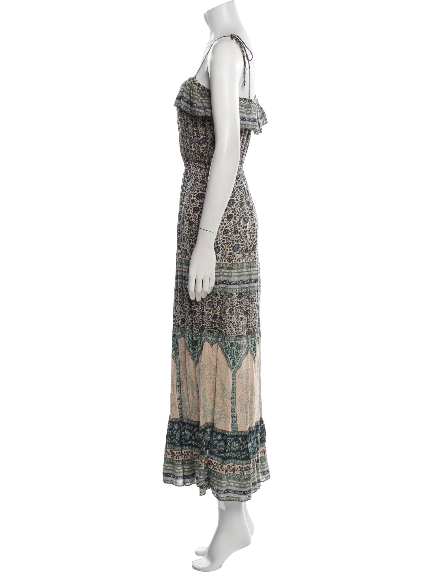 BA&SH Printed Long Dress