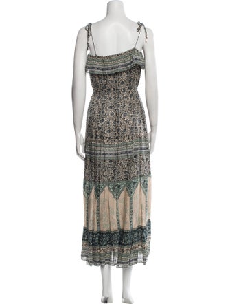 BA&SH Printed Long Dress