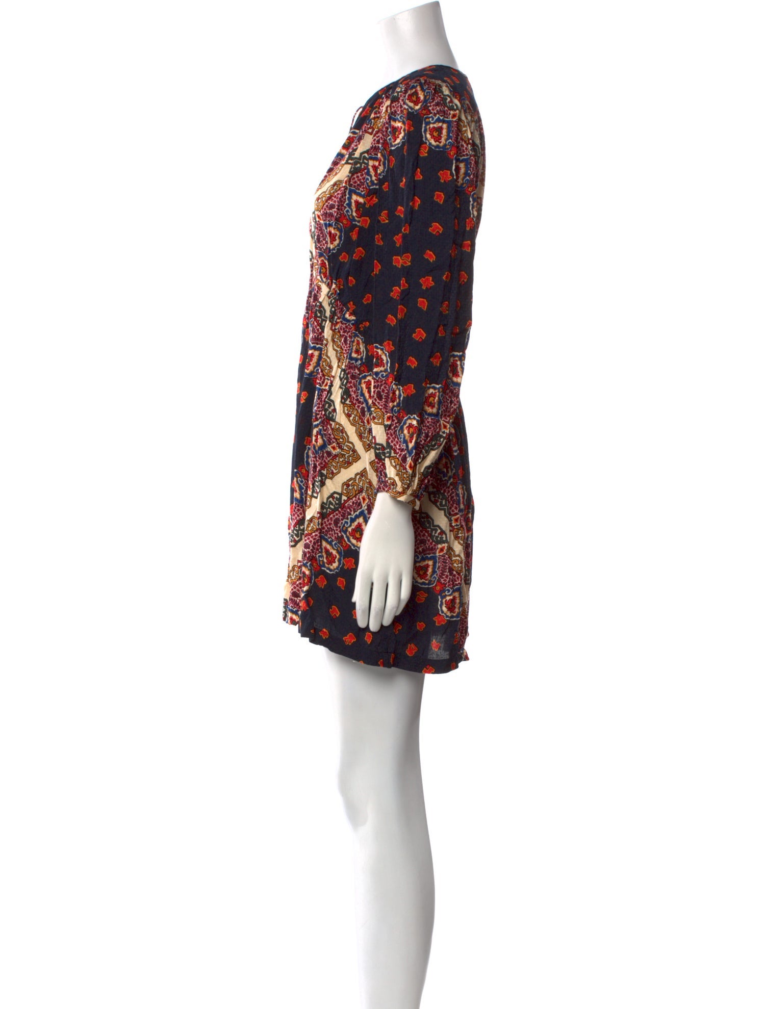 BA&SH Paisley Print Mini Dress