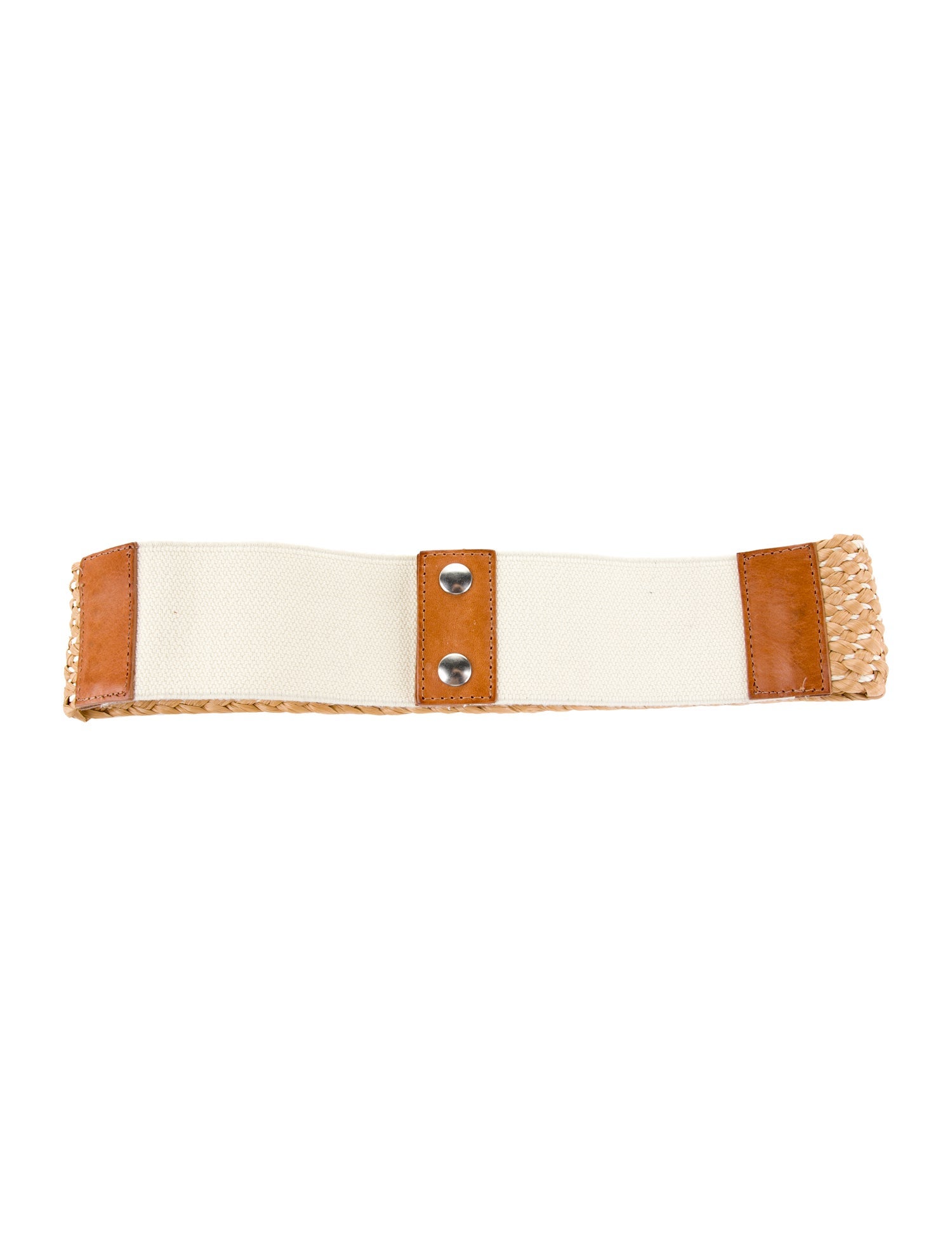BA&SH Wide Raffia Waist Belt