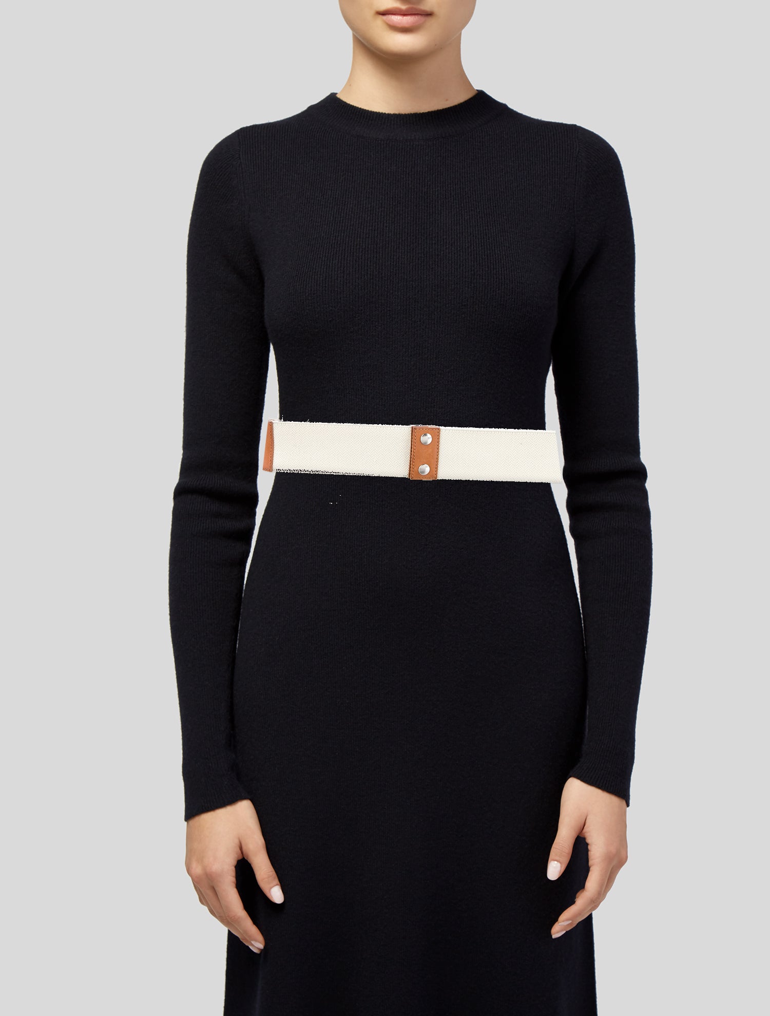 BA&SH Wide Raffia Waist Belt