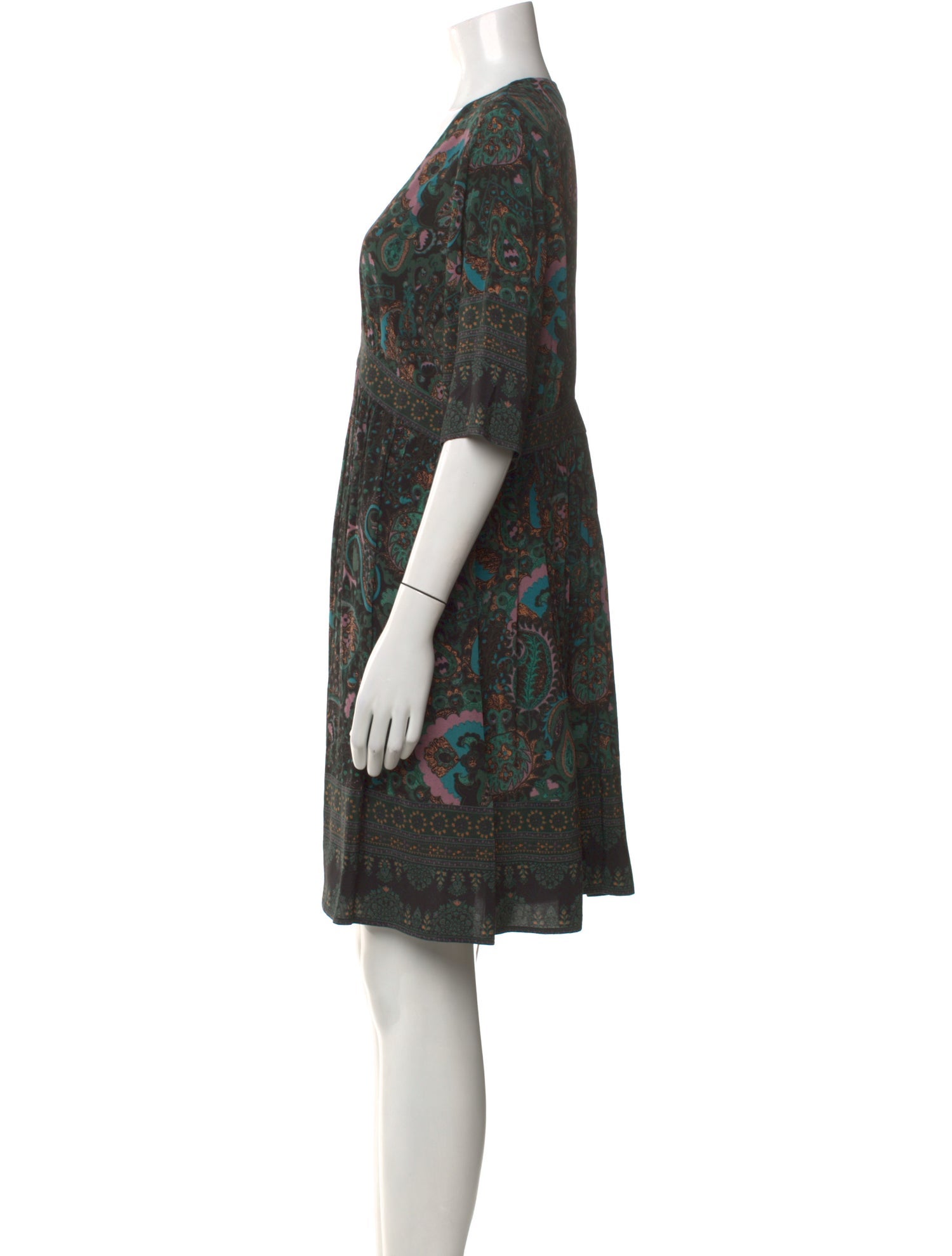 BA&SH Printed Knee-Length Dress