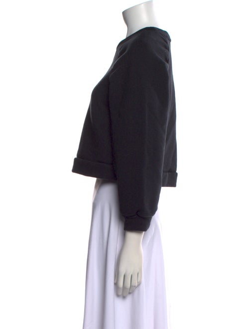 BA&SH Crew Neck Three-Quarter Sleeve Sweatshirt