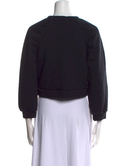 BA&SH Crew Neck Three-Quarter Sleeve Sweatshirt